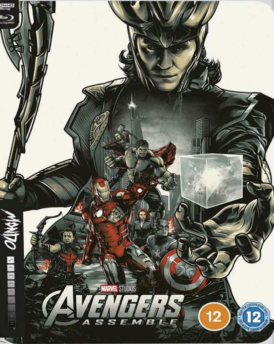Cover for Avengers Assemble Limited Edition (Mondo) (4K UHD Blu-ray) [Steelbook edition] (2024)