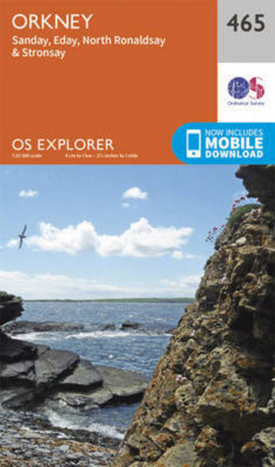 Orkney - Sanday, Eday, North Ronaldsay and Stronsay - OS Explorer Map - Ordnance Survey - Books - Ordnance Survey - 9780319247167 - September 16, 2015