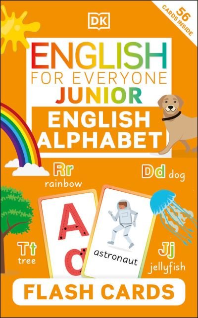 Cover for Dk · English for Everyone Junior English Alphabet Flash Cards (Cards) (2022)