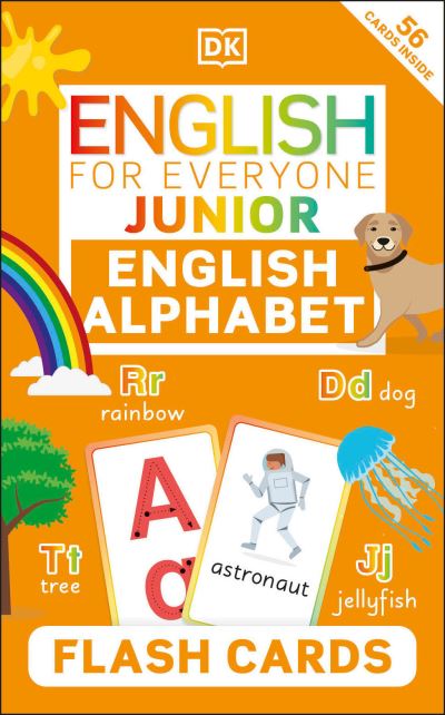 Cover for Dk · English for Everyone Junior English Alphabet Flash Cards (KARTENSPIEL) (2022)