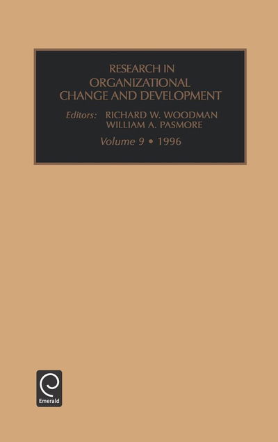 Cover for William A. Pasmore · Research in Organizational Change and Development - Research in Organizational Change and Development (Hardcover Book) (1996)