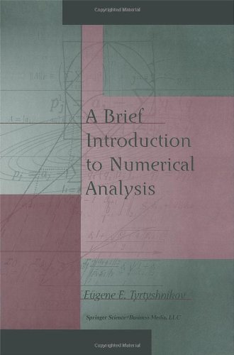 Cover for Eugene E. Tyrtyshnikov · A Brief Introduction to Numerical Analysis (Innbunden bok) (1997)
