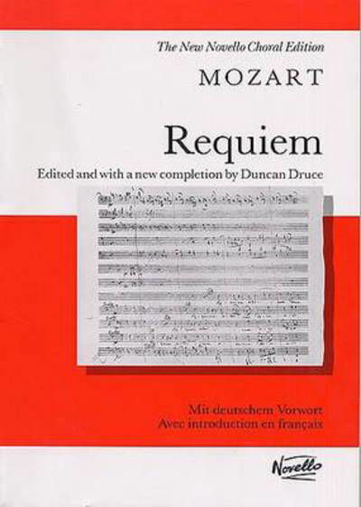 Requiem K.626 - Wolfgang Amadeus Mozart - Böcker - Novello & Co Ltd - 9780853604167 - 27 juli 1993