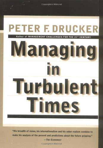Cover for Peter F. Drucker · Managing in Turbulent Times (Taschenbuch) (2006)
