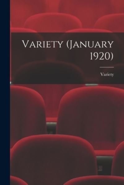 Cover for Variety · Variety (January 1920) (Pocketbok) (2021)