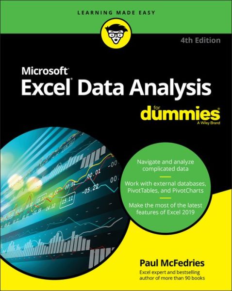 Cover for Paul McFedries · Excel Data Analysis For Dummies (Paperback Book) [4th edition] (2018)