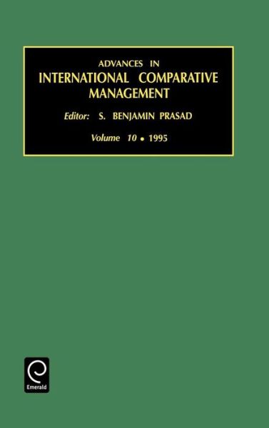 Cover for Prasad · Advances in International Comparative Management - Advances in International Management (Inbunden Bok) (1995)