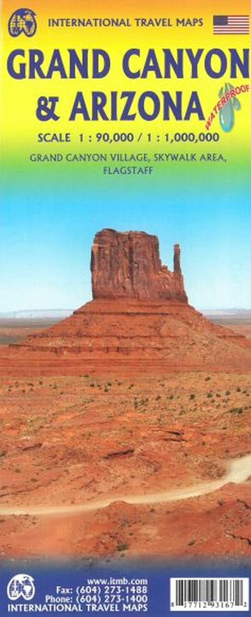 Cover for ITM Publications · International Travel Maps: Grand Canyon &amp; Arizona (Innbunden bok) (2019)