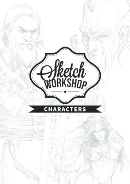 Cover for 3dtotal · Sketch Workshop: Characters (Spiralbok) (2014)