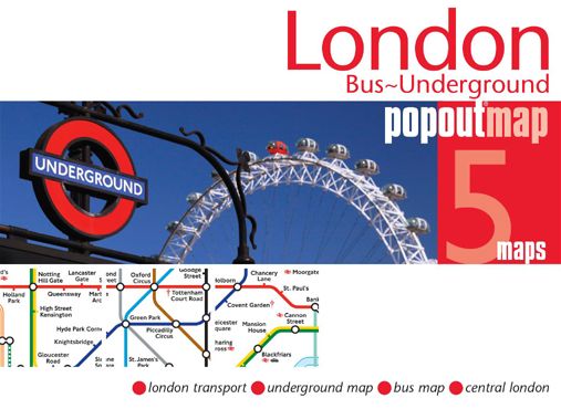 Cover for Popout Map · Popout Maps: London Popout Map (Hardcover Book) (2017)