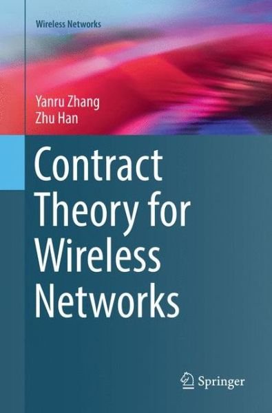 Cover for Zhang · Contract Theory for Wireless Networks (Buch) (2018)