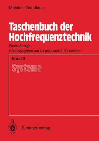 Cover for H.h. Meinke · Taschenbuch Der Hochfrequenztechnik (Paperback Book) (1992)