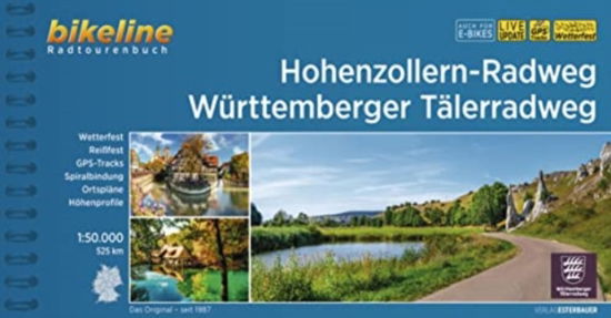 Cover for Hohenzollern Radweg - Wurttemberger Talerradweg - Radtourenbucher (Spiral Book) (2023)