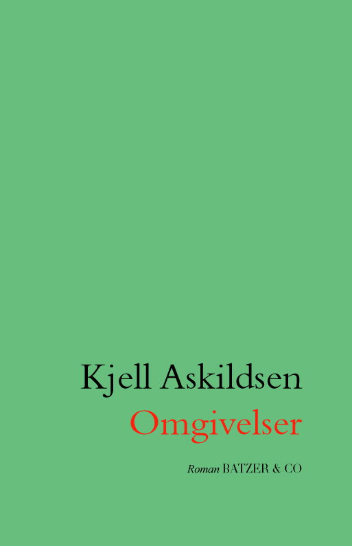 Cover for Kjell Askildsen · Omgivelser (Hardcover Book) [1er édition] (2022)