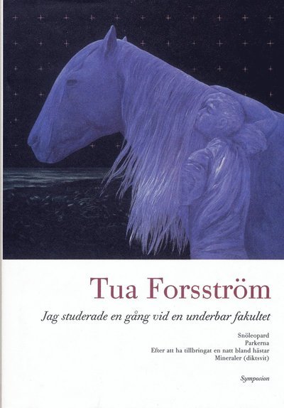 Cover for Tua Forsström · Jag studerade en gång vid en underbar fakultet (Bound Book) (2003)