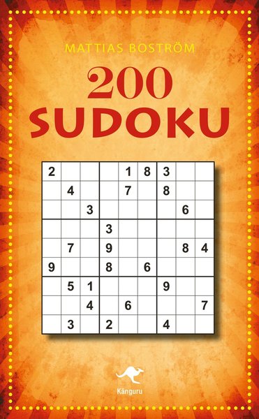 200 sudoku - Mattias Boström - Books - Känguru - 9789176630167 - May 8, 2015