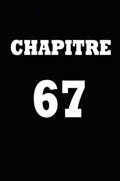 Cover for Chapitre Carnet · Chapitre 67 (Paperback Book) (2020)