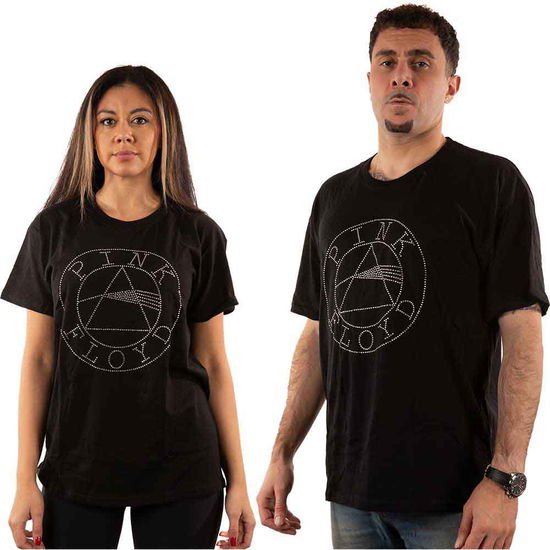 Cover for Pink Floyd · Pink Floyd Unisex T-Shirt: Circle Logo (Embellished) (T-shirt)