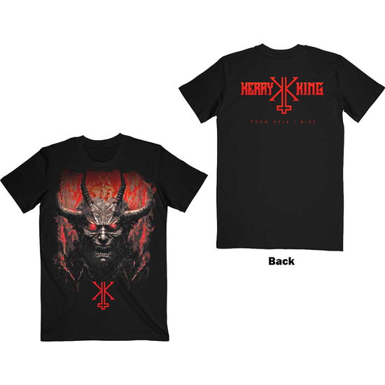 Cover for Kerry King · Kerry King Unisex T-Shirt: From Hell I Rise F&amp;B (Black) (Back Print) (T-shirt)