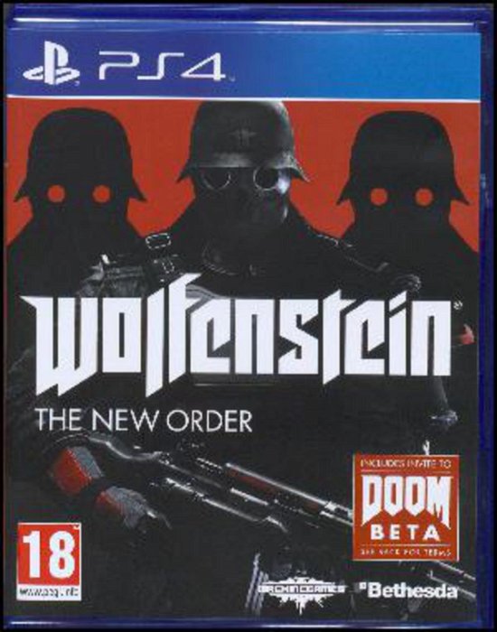 Cover for Bethesda · Wolfenstein: The New Order (PS4) (2014)