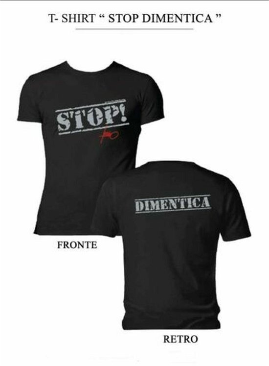 T-Shirt # Xl # Stop Dimen - Ferro Tiziano - Merchandise - Emi Music - 0602557017168 - 