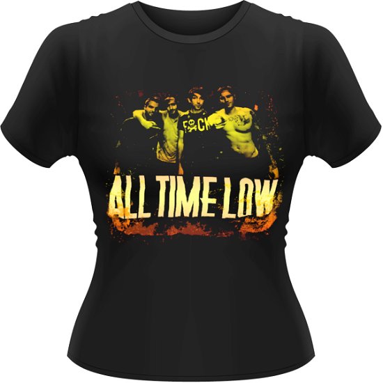 Cover for All Time Low · Metal Finger Girlie (T-shirt) [size S] [Black edition] (2013)