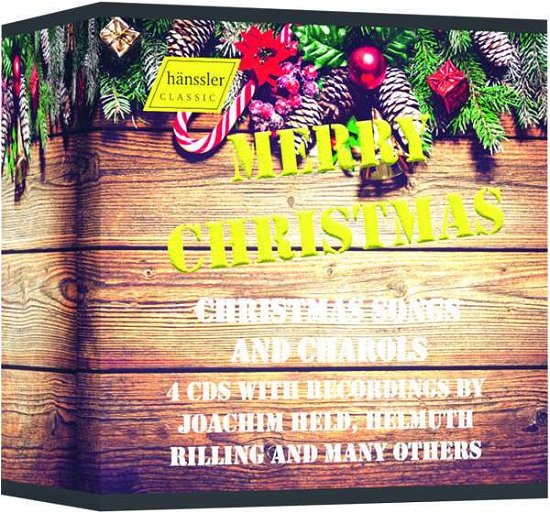 Merry Christmas - 4 Weihnachtsalben von Hänssler Classic (Komplett-Set exklusiv für jpc) - Johann Sebastian Bach (1685-1750) - Musik -  - 0881488400168 - 