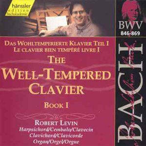 Cover for Robert Levin · The Well-Tempered Clavier Book 1 (CD) (2000)