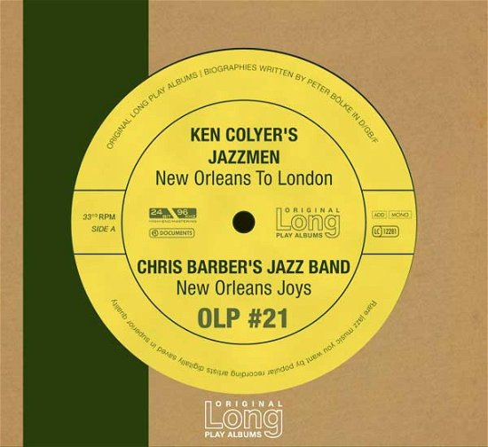 New Orleans to London / New Orleans Joys - Colyer, Ken / Barber, Chris - Musique - ORIGINAL LP ALBUMS - 4011222232168 - 11 juillet 2011
