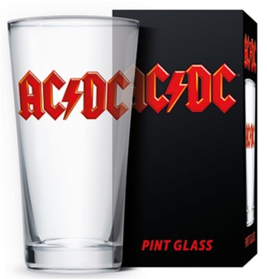 AC/DC Logo Large Glass - AC/DC - Merchandise - AC/DC - 4039103740168 - 
