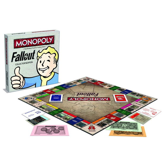 Monopoly - Fallout - Brettspill - HASBRO GAMING - 5036905027168 - 20. mai 2016