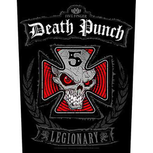 Five Finger Death Punch Back Patch: Legionary - Five Finger Death Punch - Marchandise - PHD - 5055339757168 - 19 août 2019