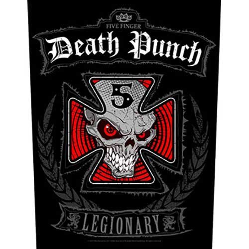 Cover for Five Finger Death Punch · Legionary (Backpatch) (Patch) [Black edition] (2019)