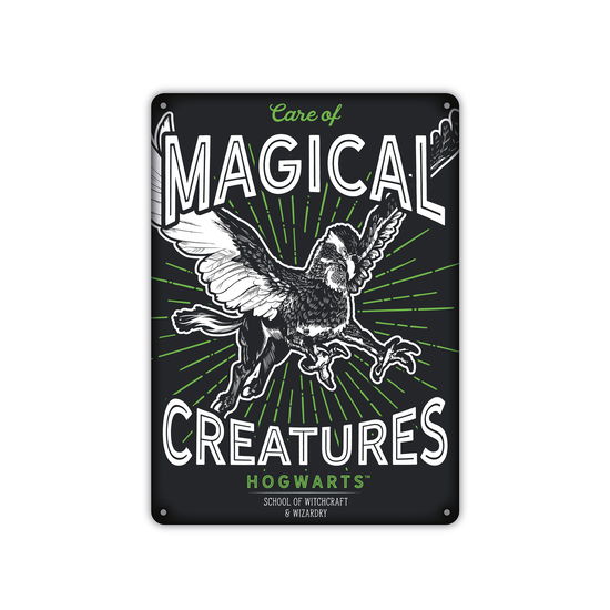 Cover for Harry Potter · Tin Sign A5 - Harry Potter (Magical Creatures) (MERCH)