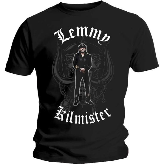 Lemmy Unisex T-Shirt: Memorial Statue - Lemmy - Produtos - Global - Apparel - 5056170621168 - 