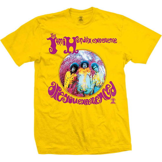 Cover for The Jimi Hendrix Experience · Jimi Hendrix Unisex T-Shirt: Are You Experienced (Yellow) (T-shirt) [size S] [Yellow - Unisex edition] (2020)