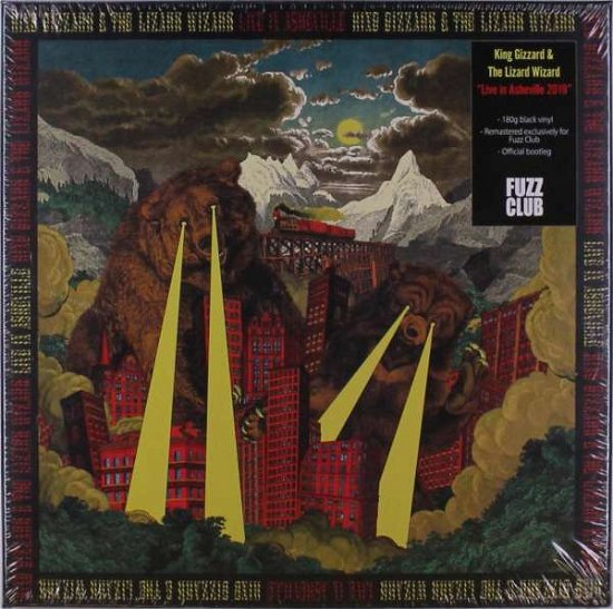 Cover for King Gizzard &amp; the Lizard Wizard · Live in Asheville §19 (Fuzz Club Official Boot (LP) [Coloured edition] (2021)