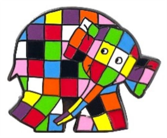 Cover for Elmer Looking Front Pin Badge (MERCH) (2023)