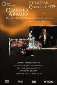 Cover for Abbado / barenboim / berliner Philharmonic · European Concert 94 (DVD) (2016)