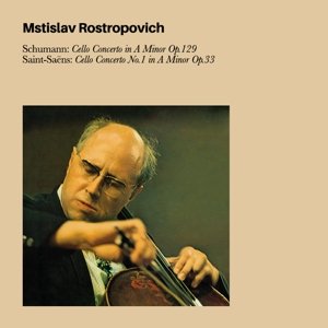 Schumann Cello Concerto In A Minor Op.129 / Saint-Saens Cello Concerto No.1 In A Minor Op.33 - Mstislav Rostropovich - Music - MINUET RECORDS - 8436539313168 - October 16, 2015
