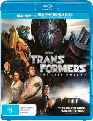 Cover for Transformers the Last Knight · Transformers: the Last Knight (Blu-ray) (2017)