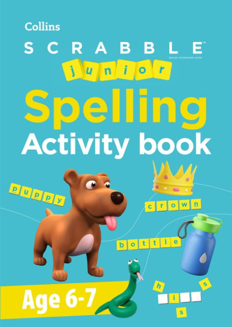 Cover for Collins Scrabble · SCRABBLE™ Junior Spelling Activity book Age 6-7 (Paperback Book) (2023)