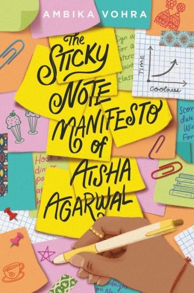 Cover for Ambika Vohra · The Sticky Note Manifesto of Aisha Agarwal (Inbunden Bok) (2024)