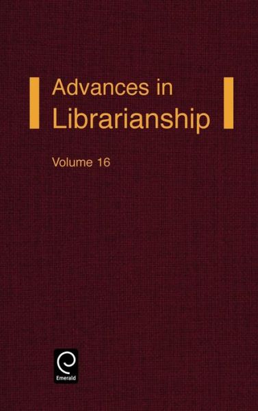 Cover for Irene P Godden · Advances in Librarianship - Advances in Librarianship (Hardcover Book) (1992)