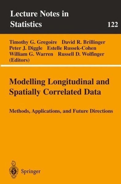 Cover for T G Gregoire · Modelling Longitudinal and Spatially Correlated Data - Lecture Notes in Statistics (Paperback Bog) [1997 edition] (1997)