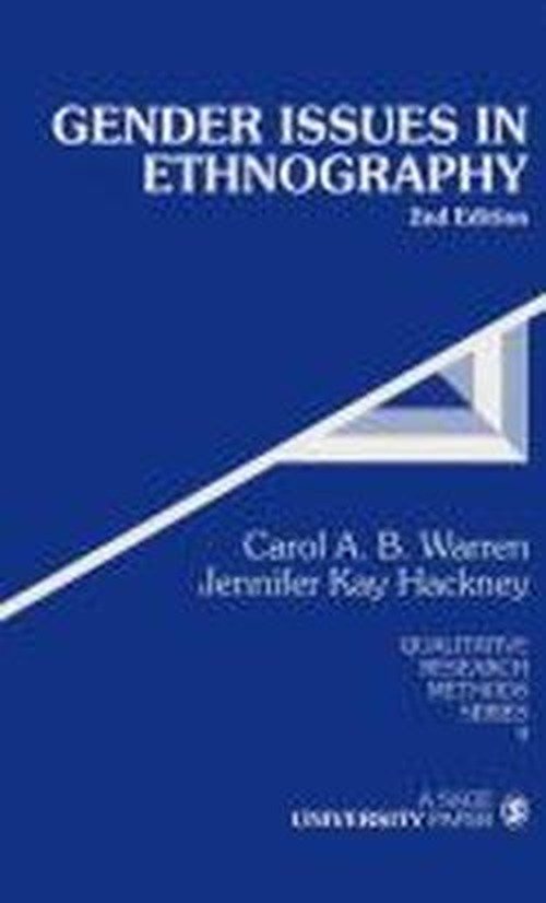 Cover for Jennifer Kay Hackney · Gender Issues in Ethnography (Qualitative Research Methods) (Hardcover Book) [2 Sub edition] (2000)