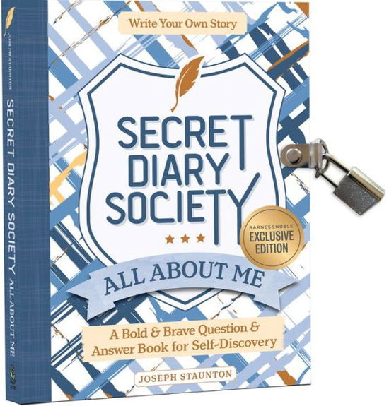 Cover for Better Day Books · Secret Diary Society All About Me (Locked Edition): A Bold &amp; Brave Question &amp; Answer Book for Self-Discovery - Write Your Own Story (Inbunden Bok) (2023)