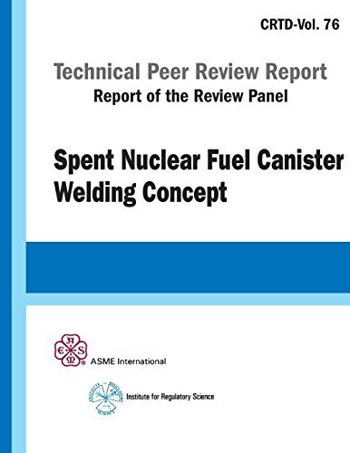 Cover for Crtd Asme · Spent Nuclear Fuel Canister Welding Concept (Taschenbuch) (2004)