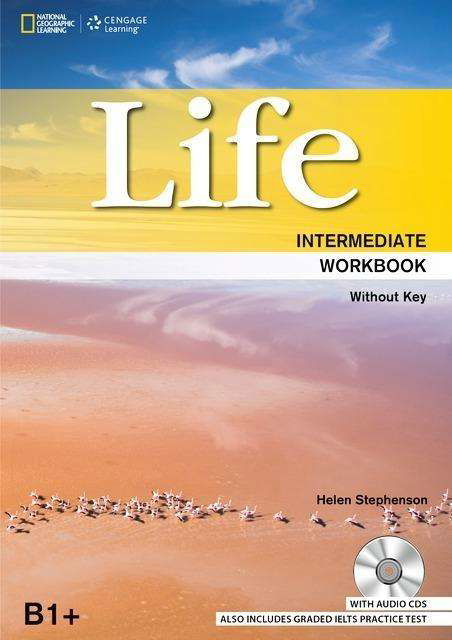 Cover for Hughes, John (Duke University) · Life Intermediate: Workbook without Key plus Audio CD (Book) (2014)