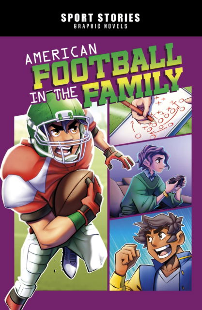 Cover for Jake Maddox · American Football in the Family - Sport Stories Graphic Novels (Paperback Bog) (2023)